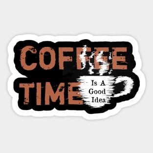 Coffee Time Sticker